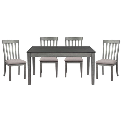 Armhurst Collection 5 Piece Dining Set - MA-5706GY-60*5