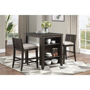 Daye Collection Counter-Height Dining Set w/ USB - MA-5773DC-32