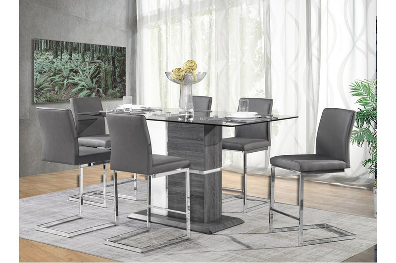 Shirelle Collection Counter Height Dining 7 Piece - MA-6826-36-7Pcs