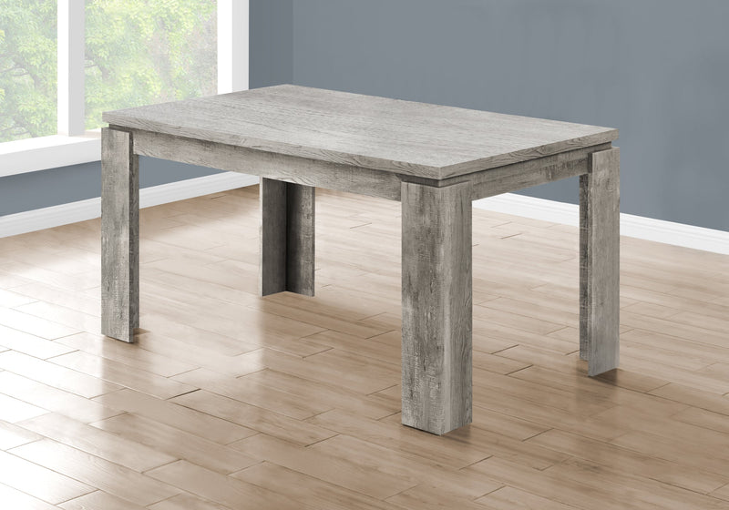 Dining Table - 36"X 60" / Grey Reclaimed Wood-Look - I 1087