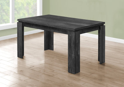 Dining Table - 36"X 60" / Black Reclaimed Wood-Look - I 1089