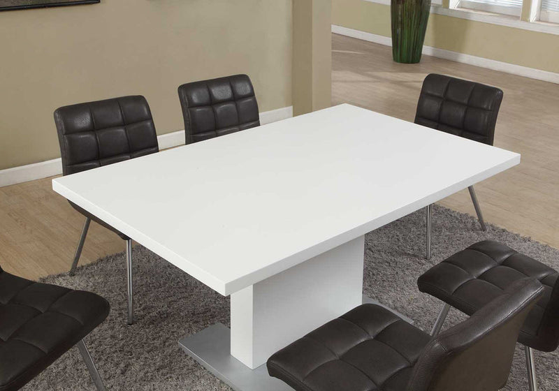 Dining Table - 35"X 60" / High Glossy White - I 1090