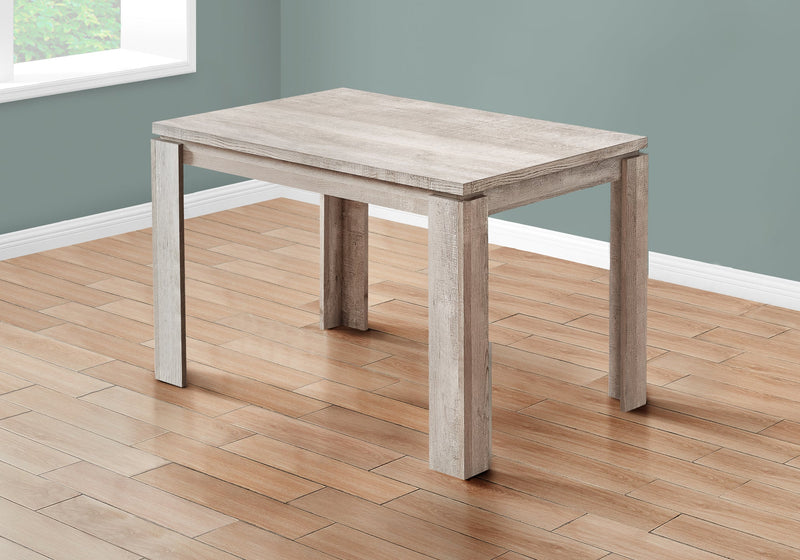 Dining Table - 32"X 48" / Taupe Reclaimed Wood-Look - I 1165