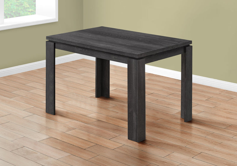 Dining Table - 32"X 48" / Black Reclaimed Wood-Look - I 1166