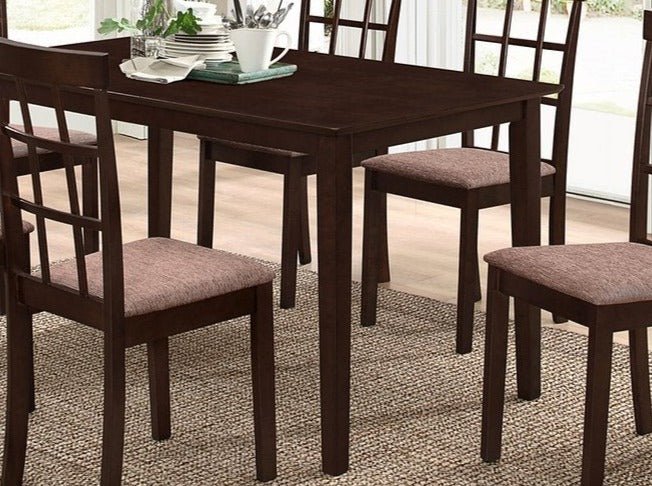 Adjustable Espresso Dining Table - IF-T-1045
