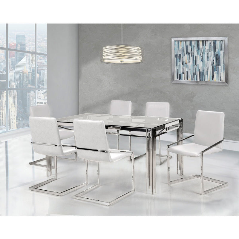 Porfirio Dining Table with Glass Top - MA-3645-59