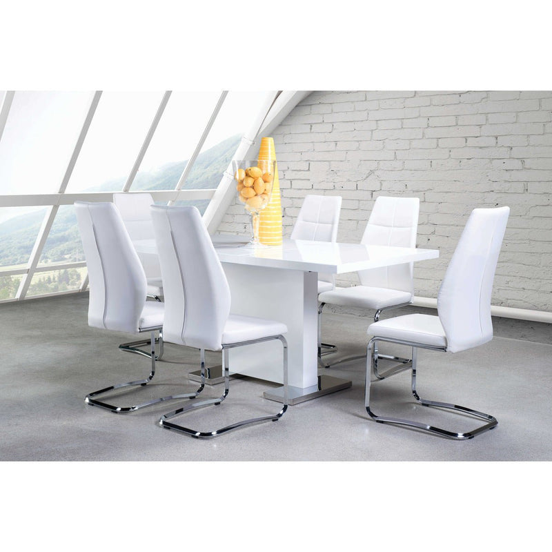 Standa Collection White Laquer Dining Table - MA-5433DT