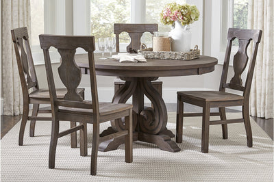 Round Toulon Collection 5 Piece Dining Set - MA-5438-54DR5