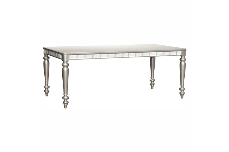 Silver dining table