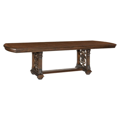 Bergen Collection Dark Oak Dining Table - MA-5829-108*