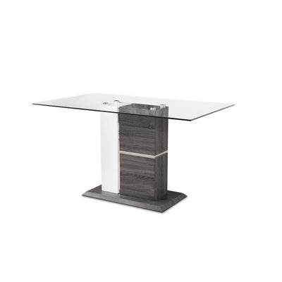 Shirelle Collection Counter Height Glass Top Dining Table - MA-6826-36DT