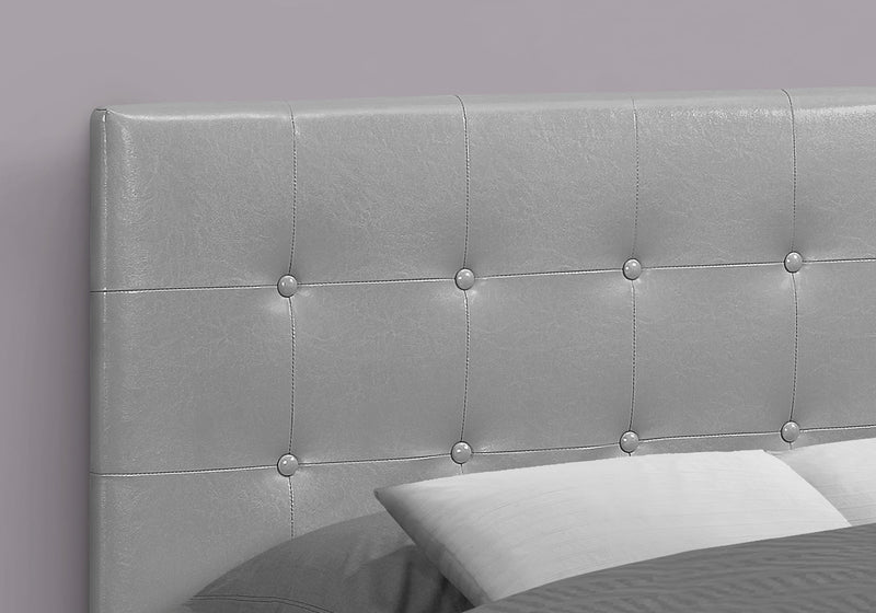 Bed - Full Size / Grey Leather-Look Headboard Only - I 6001F