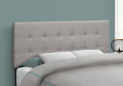 Bed - Full Size / Grey Linen Headboard Only - I 6003F