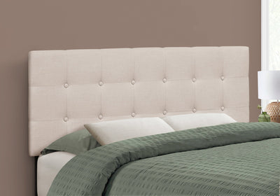 Bed - Full Size / Beige Linen Headboard Only - I 6004F