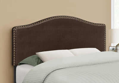 Bed - Full Size / Brown Leather-Look Headboard Only - I 6010F