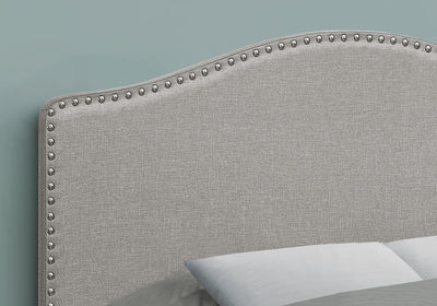 Bed - Full Size / Grey Linen Headboard Only - I 6013F