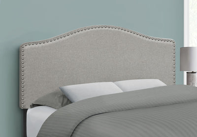 Bed - Full Size / Grey Linen Headboard Only - I 6013F