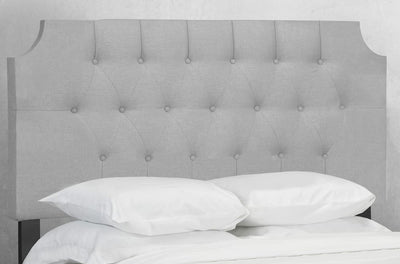 Button Tufted Headboard with Carved Corners - R-130B-S