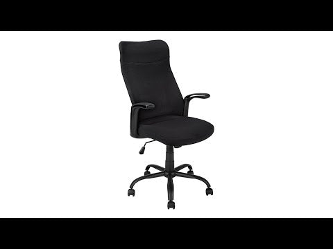 Chaise de Bureau - Noir / Tissu Noir / Multi Position