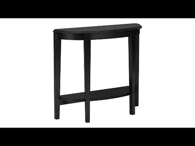 Accent Table - 36"L / Black Hall Console