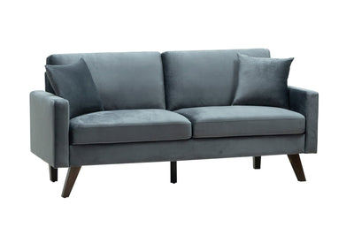 Modern Style Grey Velvet Sofa - MA-9044-VGRY-3