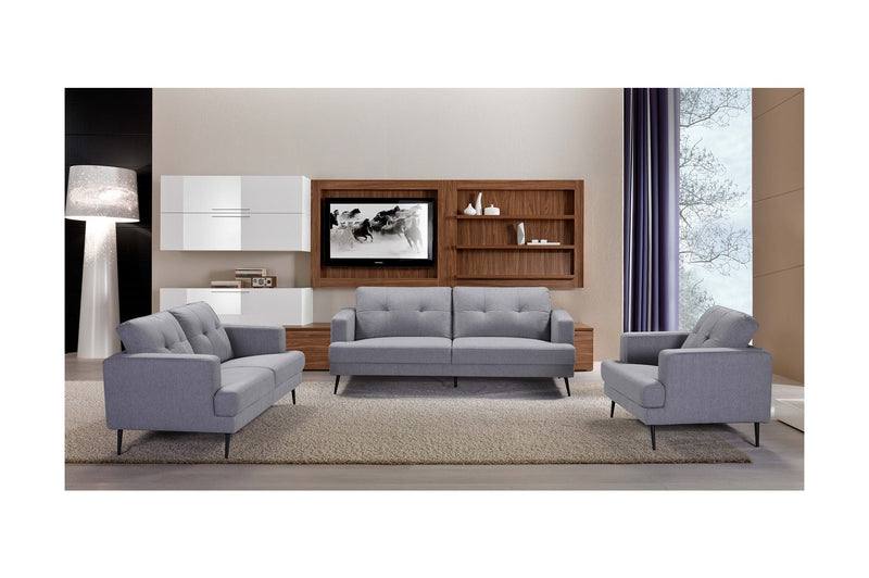 Avery Collection Grey Sofa Set - MA-99863GRYSLC