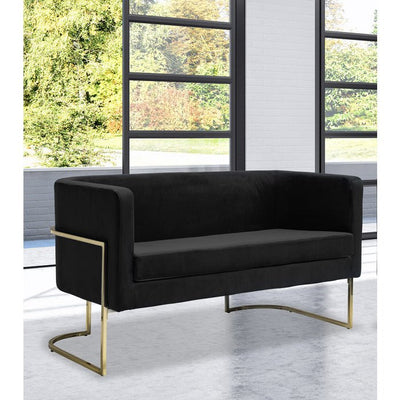 Black Betto Collection Loveseat - MA-1136BK-2