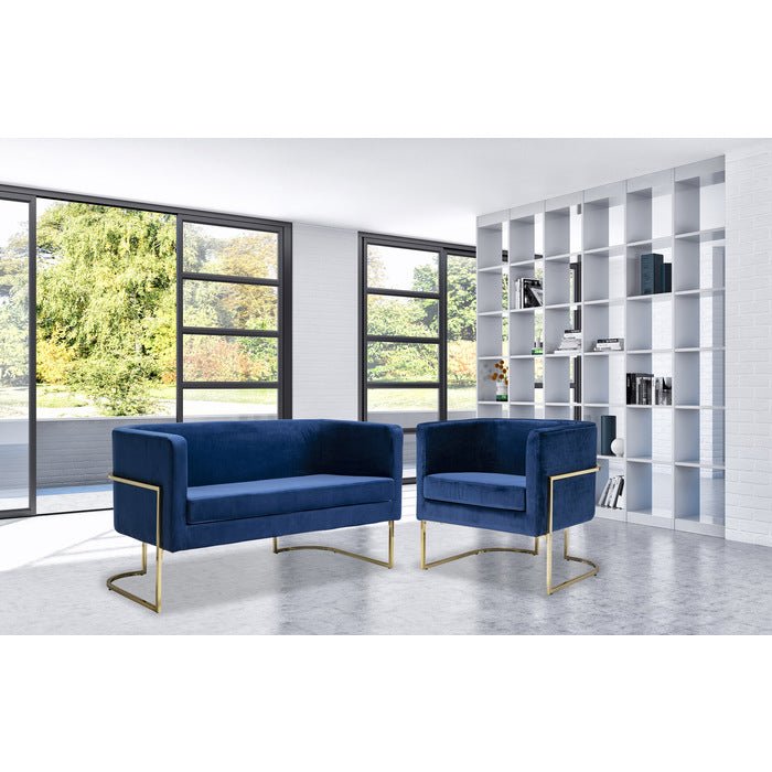 Navy Betto Collection Loveseat