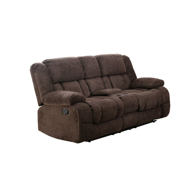 Presley Collection Loveseat with Console - MA-99928BRW-2C