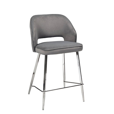 Camille Dark Grey Counter Height Chair - MA-1320DGY-24