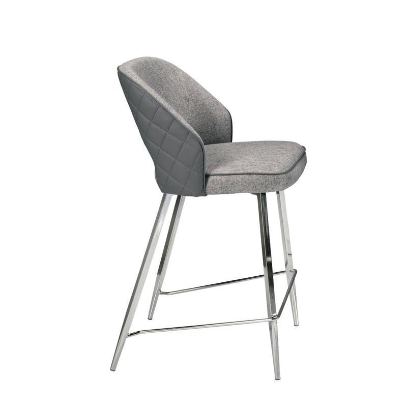 Camille Light Grey Counter Height Chair - MA-1320GRY-24