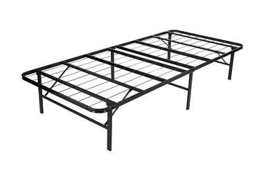 Metallic Black Platform Bed Frame for Twin (Single) Size Mattress - IF-390