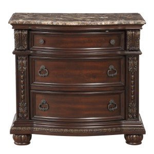 Cavalier Night Stand with Marble Top - MA-1757-4