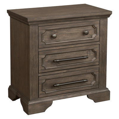 Toulon Night Stand Distressed Dark Oak - MA-5438-4