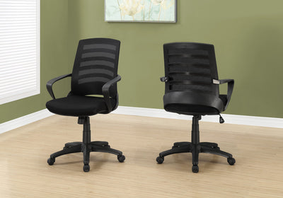 Office Chair - Black / Black Mesh / Multi Position - I 7224