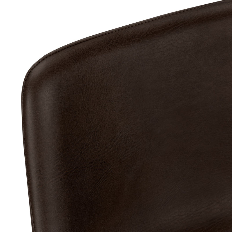 Chaise de bureau - Simili cuir marron / Bureau debout