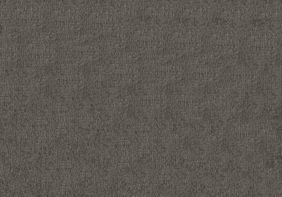 Ottoman - Velours Gris / Pattes Bois Naturel