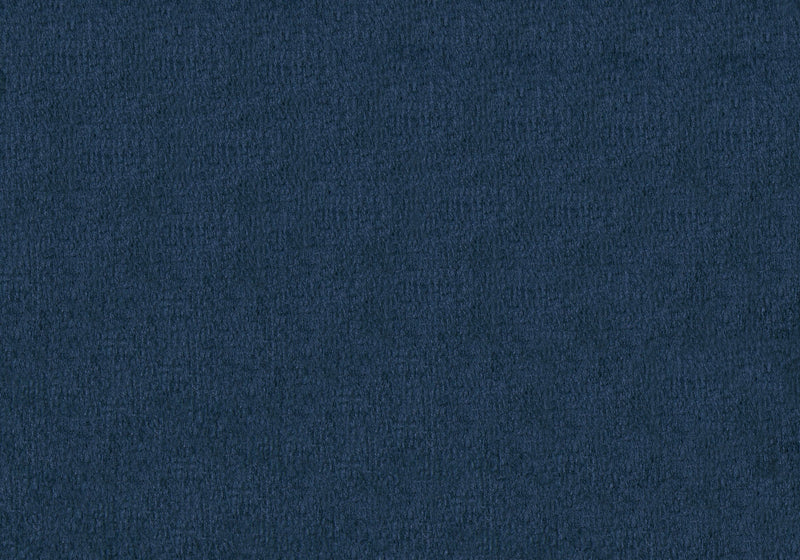 Ottoman - Velours Bleu / Piètement Métal Doré