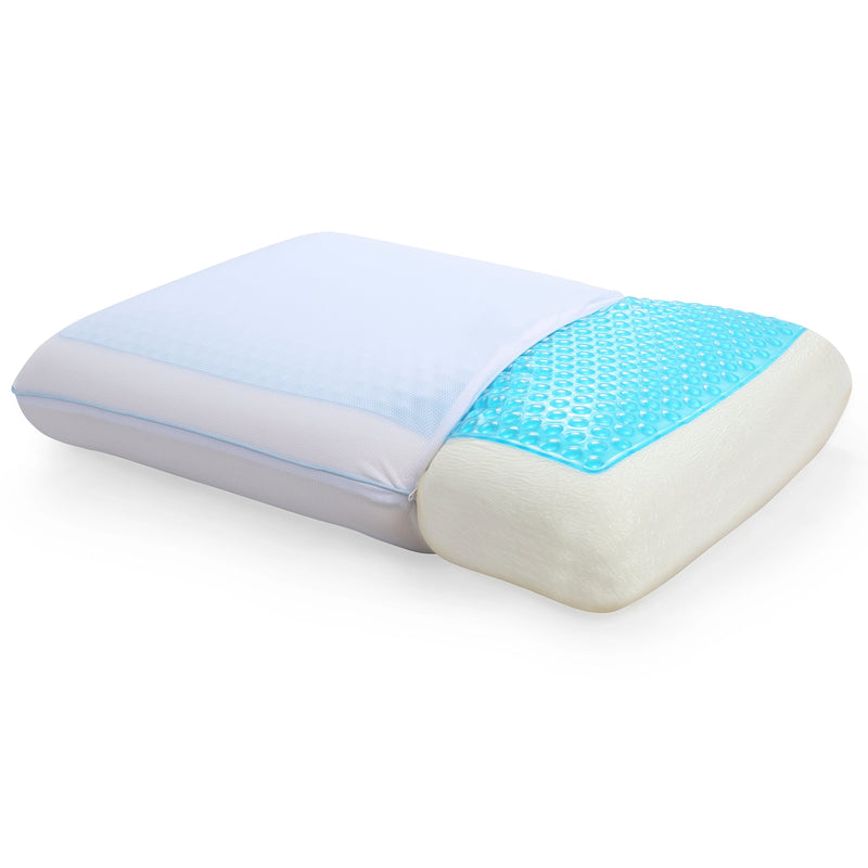 Swiss Advanced Memory Gel Foam Pillow (Double Sided Flip Pillow) - CH-PLSCMEMGEL-STD