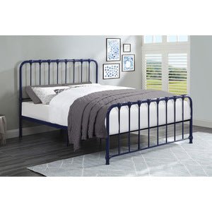 Bethany Blue Collection Queen Platform Bed - MA-1571BU-1