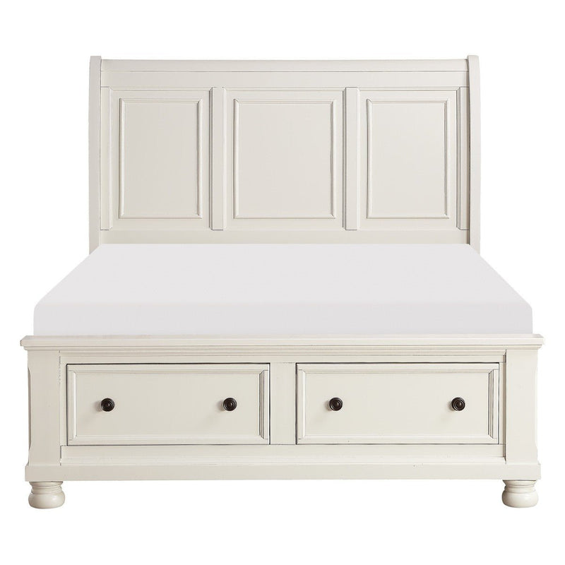 Laurelin White Collection Storage Bed - MA-1714W-1*