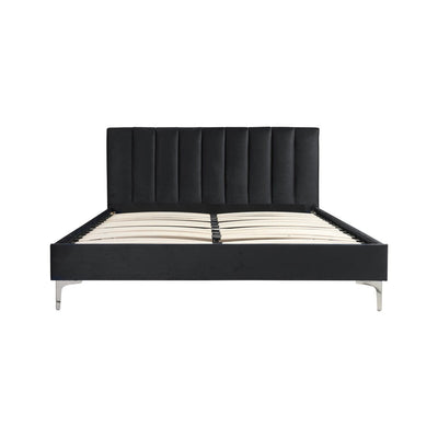 Melina Black Full Upholstered Platform Bed - MA-5893BKF