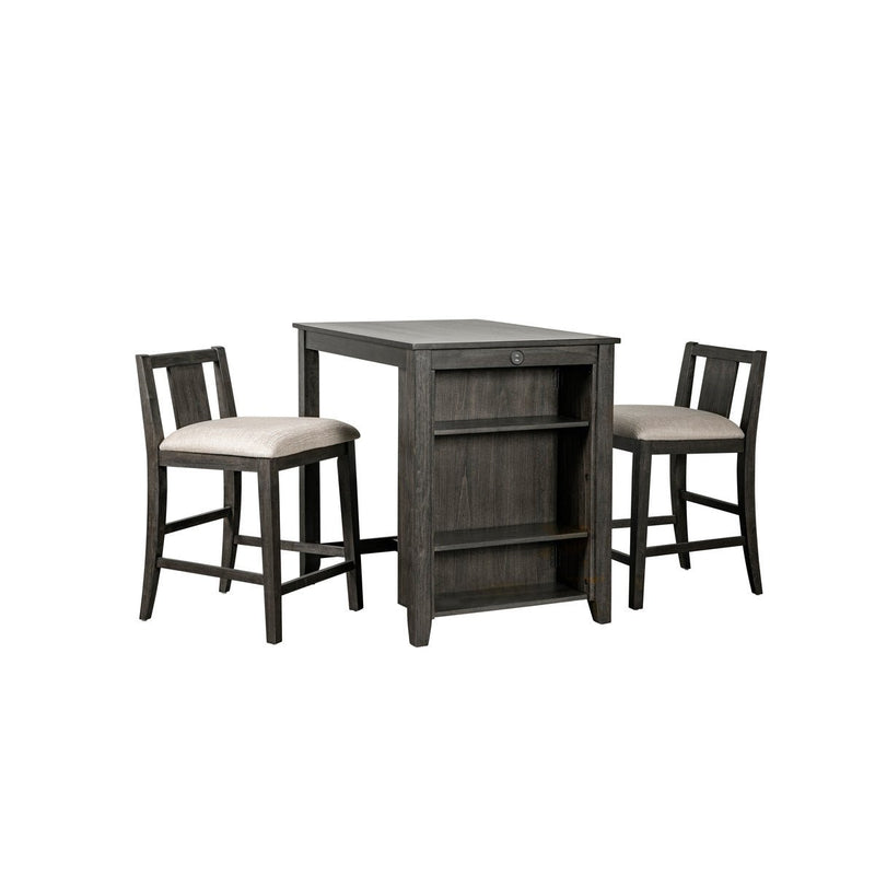 Giorno Grey Collection Counter-Height Dinette Set - MA-6773GY-32