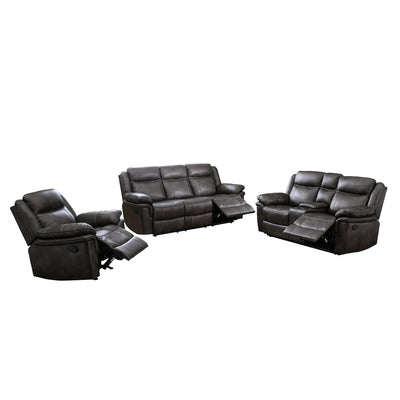 Rocker recliner chair and sofa set