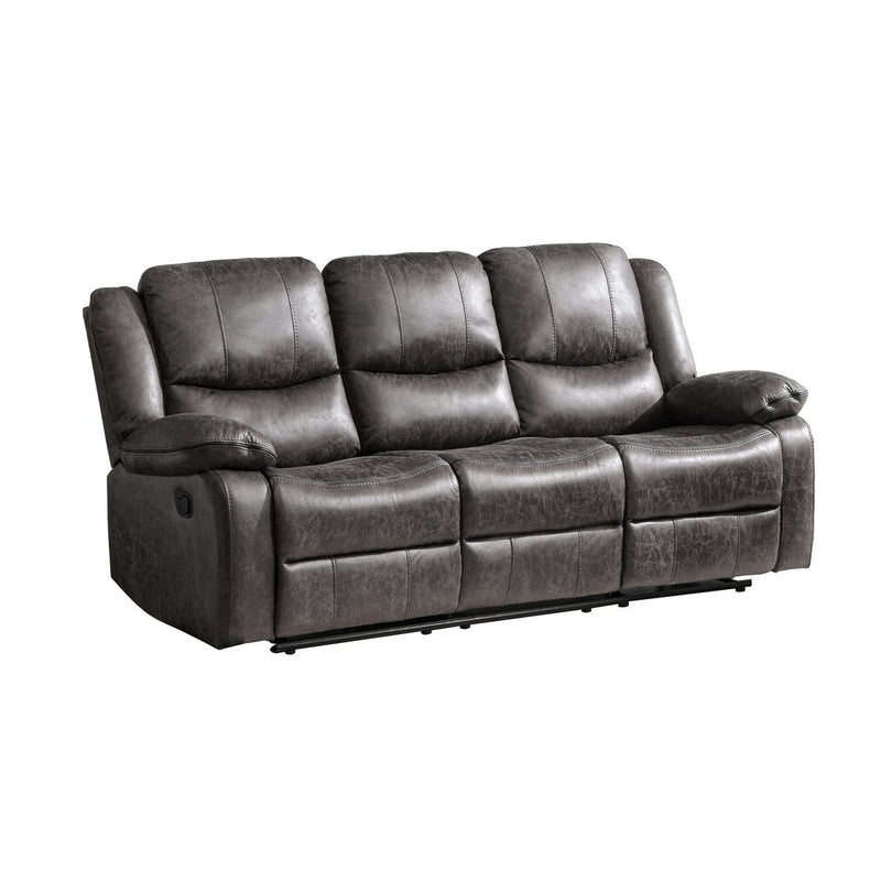 Everett Reclining Sofa with Drop-Down Table - MA-99849GRY-3