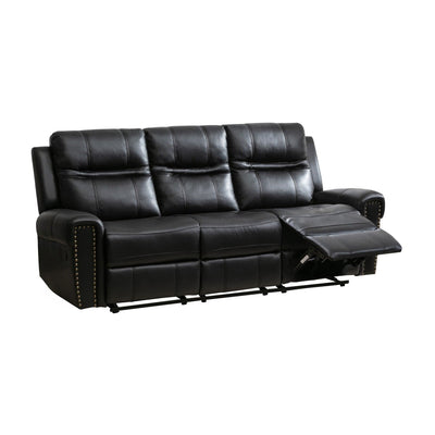 Emerson Black Reclining Sofa - MA-99927BLK-3