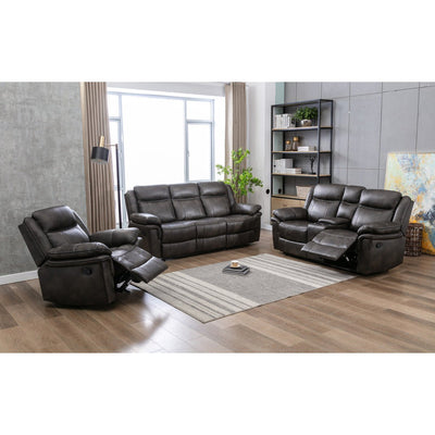 Peabody Grey Reclining Loveseat and sofa set