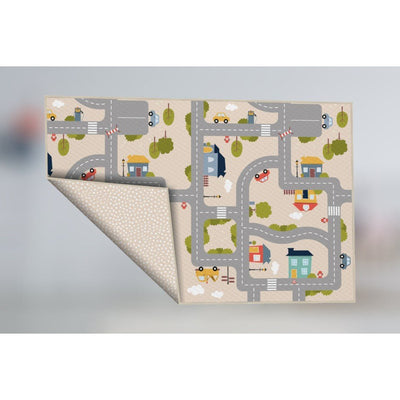 5' x 6' Yokina City Reversible Waterproof Baby Playmat - VI-YOK-56-CITY
