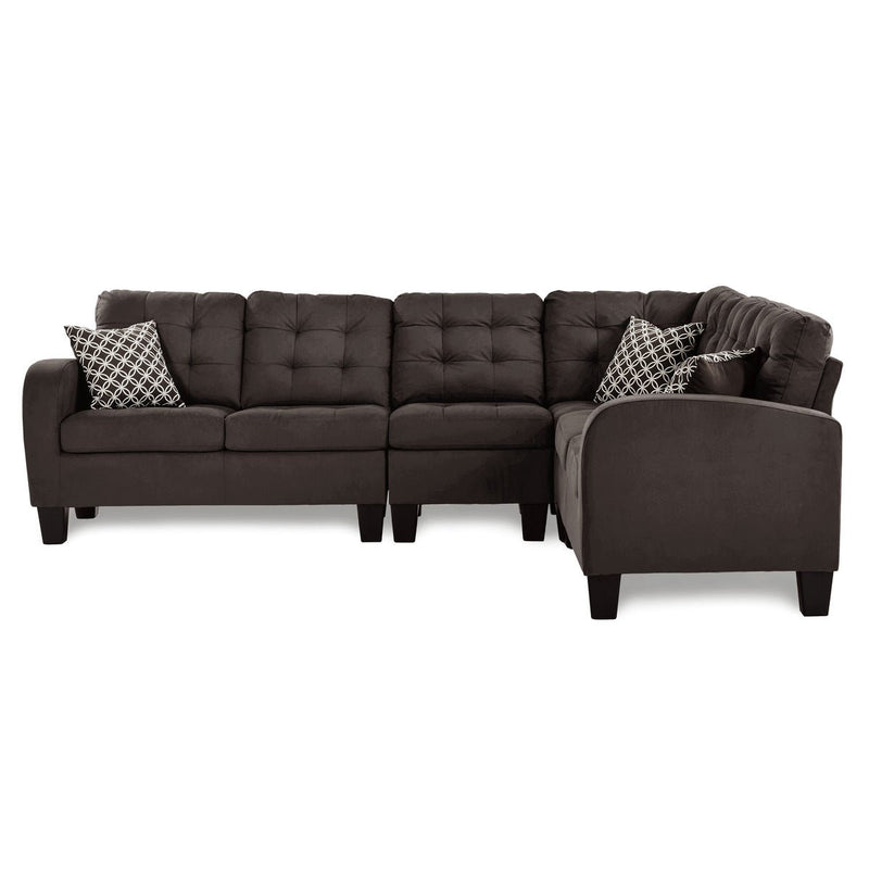 Sinclair Chocolate Reversible Sectional - MA-8202CH*SC
