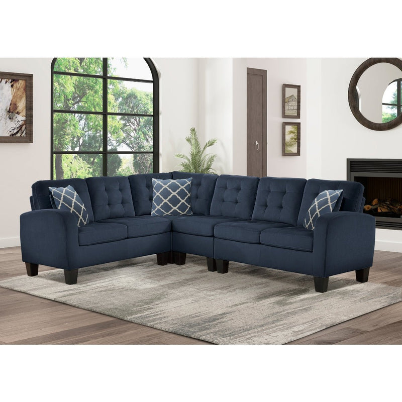 Sinclair Navy Reversible Sectional - MA-8202NVSS